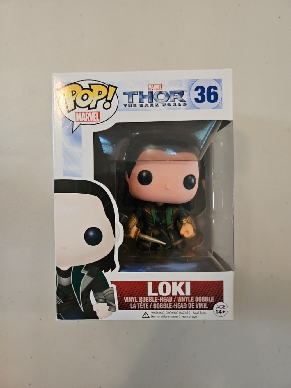 Marvel Loki Funko Bobble Head Thor: The Dark World 36